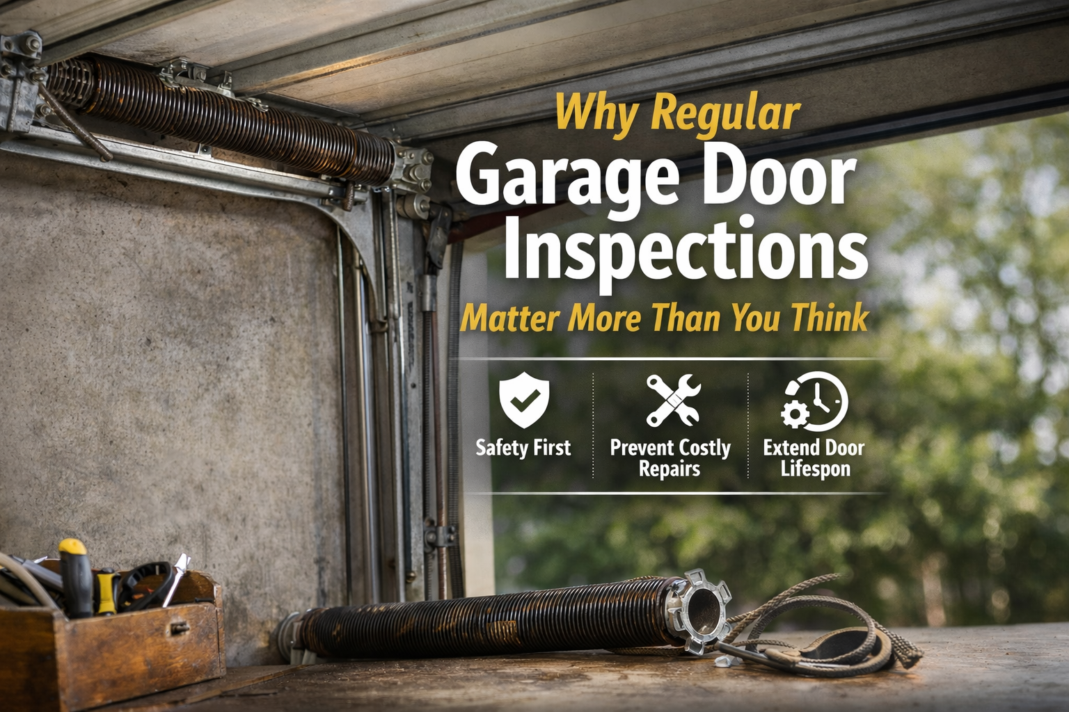 Why Regular Garage Door Inspections Matter More Than You Think